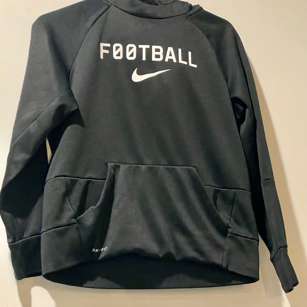 Nike Kids Black Football Dri Fit Hoodie…Great Condition!